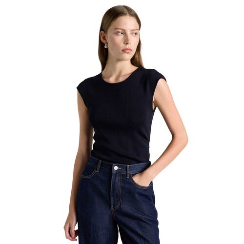 Cue Ink Tucked Side Knit